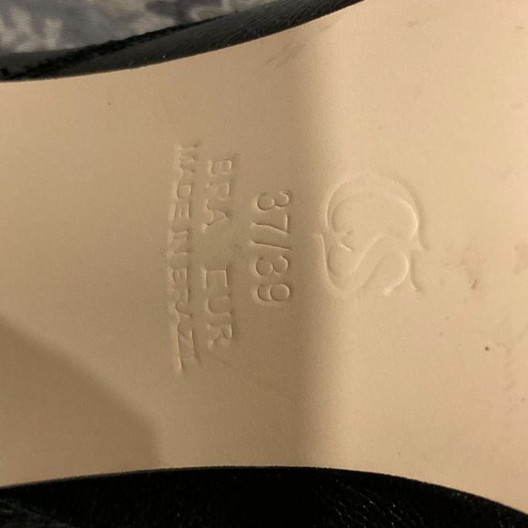 Carmen Steffens high heels black leather sandals - Picture 7 of 9